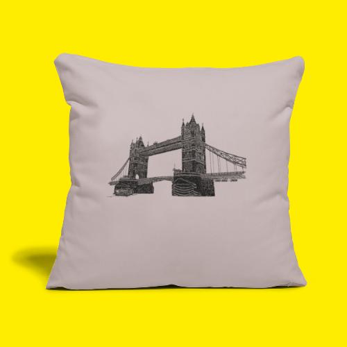 London Tower Bridge - Bankkussen met vulling 45 x 45 cm