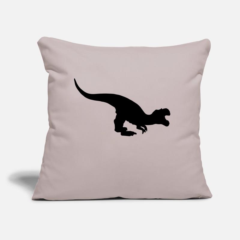 Dinosaurier primeval times Urzeit TRex T-Rex Earth Sofa pillow with filling 45cm x 45cm