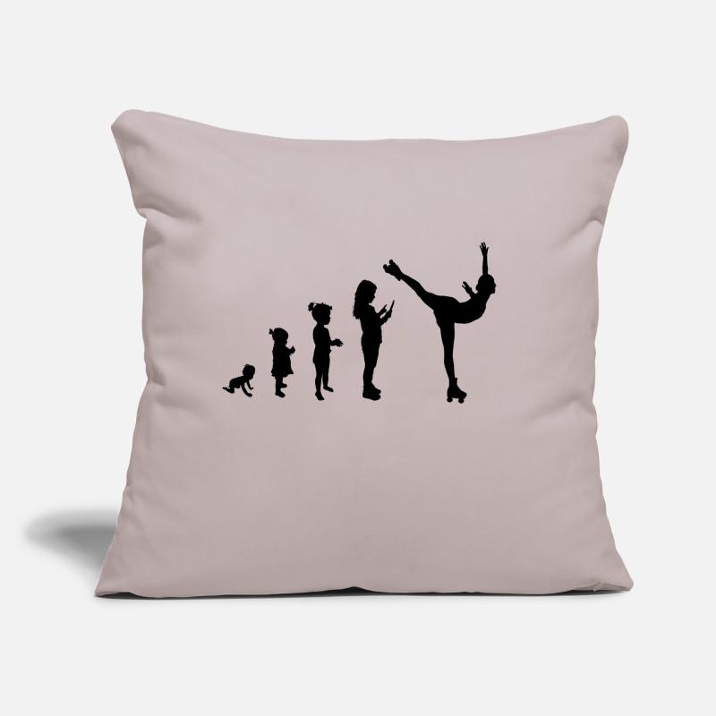Evolution roller skating 1 Coussin et housse de 45 x 45 cm