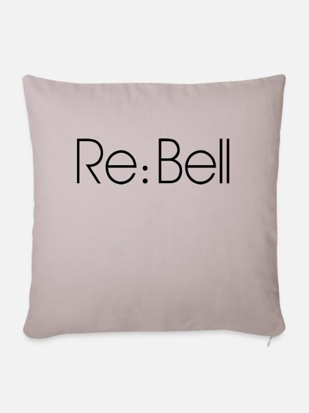 Re: Bell - Sofakissen mit Füllung 45 x 45 cm - helles Taupe