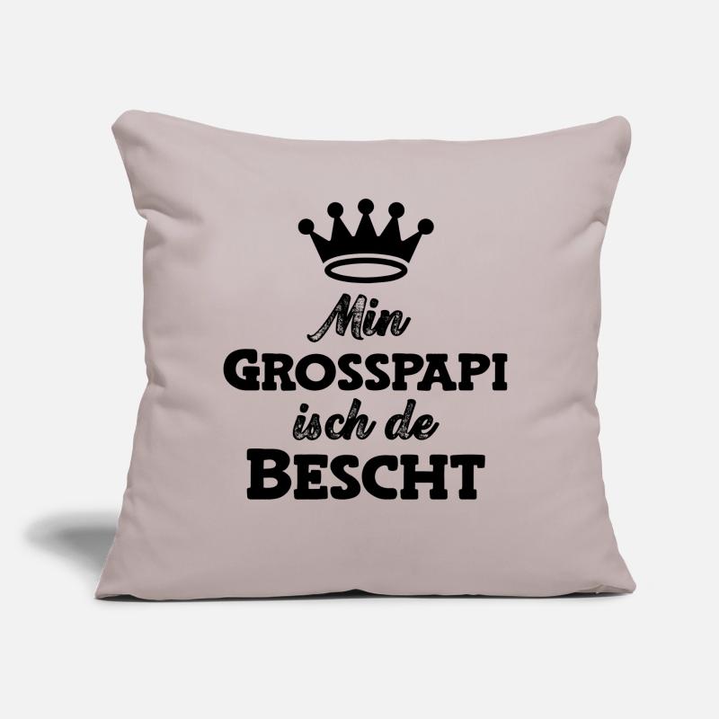 Min Grosspapi isch de bescht Opa Schweiz Grosspapi Sofakissen mit Füllung 45 x 45 cm