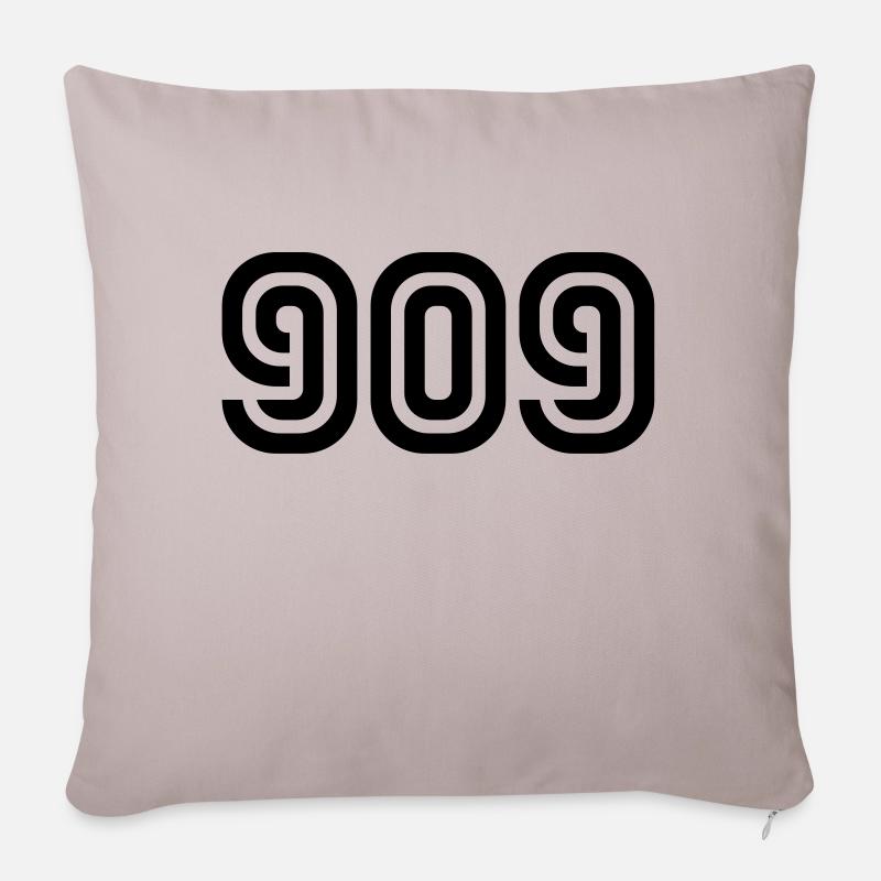 Number 909__V001 - Sofakissen mit Füllung 45 x 45 cm - helles Taupe