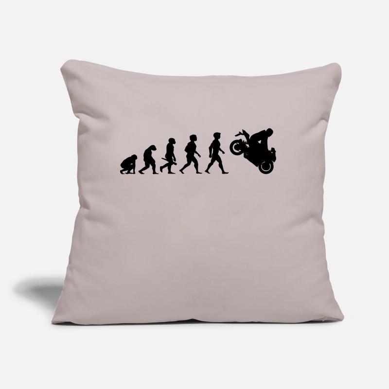 Evolution Superbikes Moto Biker course Coussin et housse de 45 x 45 cm