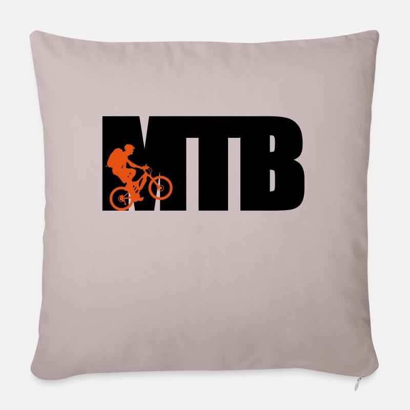 MTB - Sofakissen mit Füllung 45 x 45 cm - helles Taupe