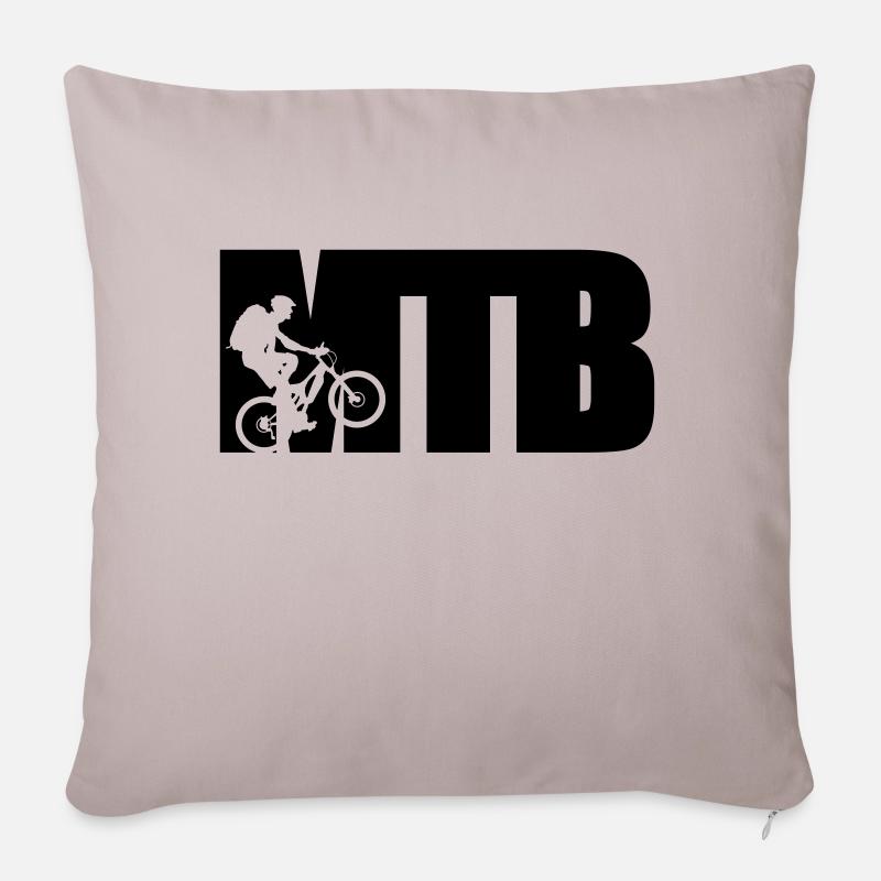 MTB - Sofakissen mit Füllung 45 x 45 cm - helles Taupe