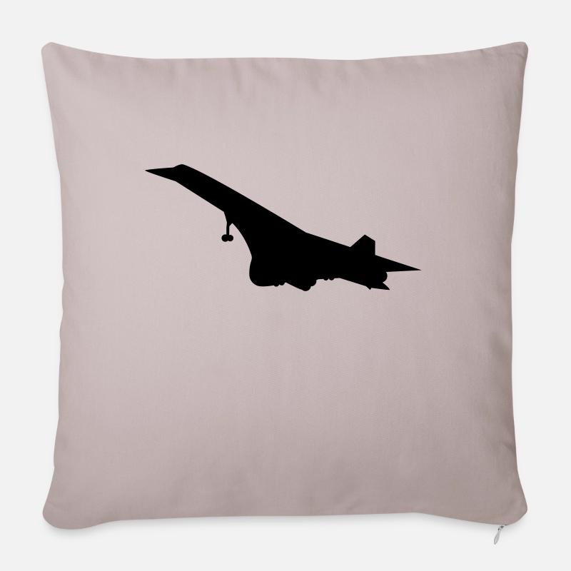 concorde - Sofakissen mit Füllung 45 x 45 cm - helles Taupe