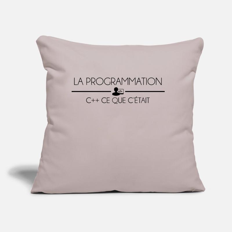Programmation C++ Coussin et housse de 45 x 45 cm