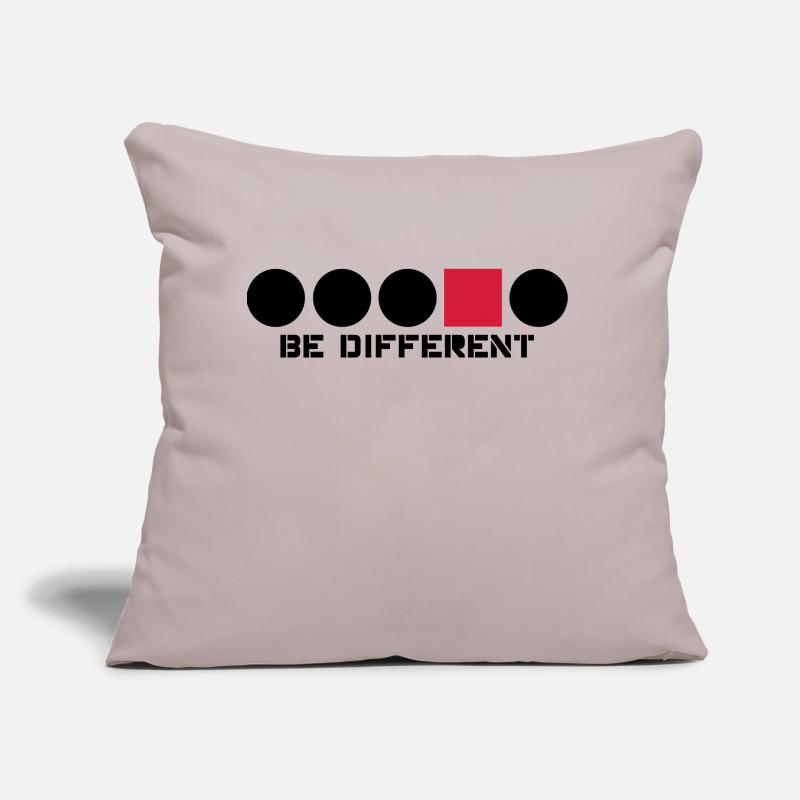 Forme circulaire rectangle Anders bords angulaire Coussin et housse de 45 x 45 cm