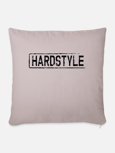 hardrock - Sofakissen mit Füllung 45 x 45 cm - helles Taupe