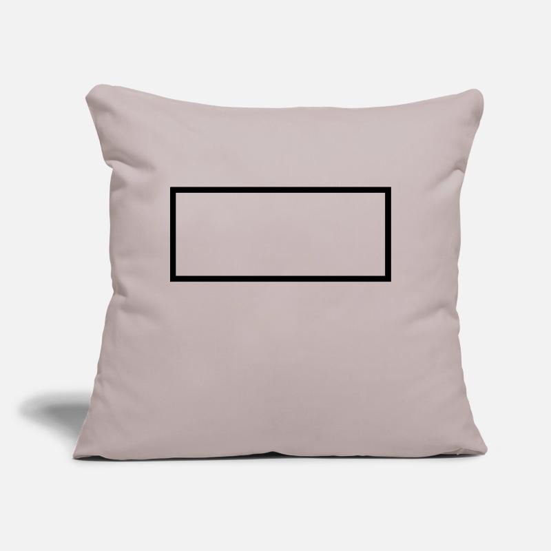 Rectangle - Rechteck - Form - Customize it ! Sofa pillow with filling 45cm x 45cm