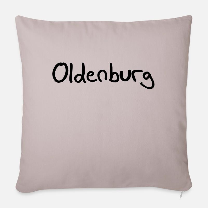 oldenburg - Sofakissen mit Füllung 45 x 45 cm - helles Taupe