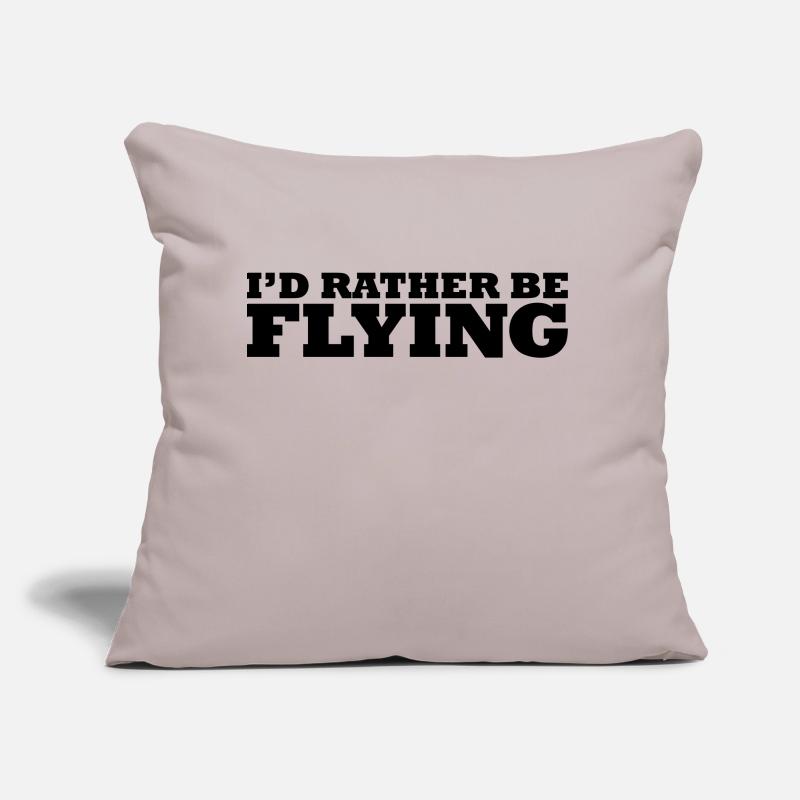 I'd rather be flying Sofakissen mit Füllung 45 x 45 cm