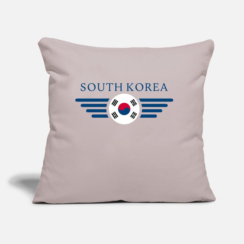 Corée du Sud, Corée du Sud Coussin et housse de 45 x 45 cm
