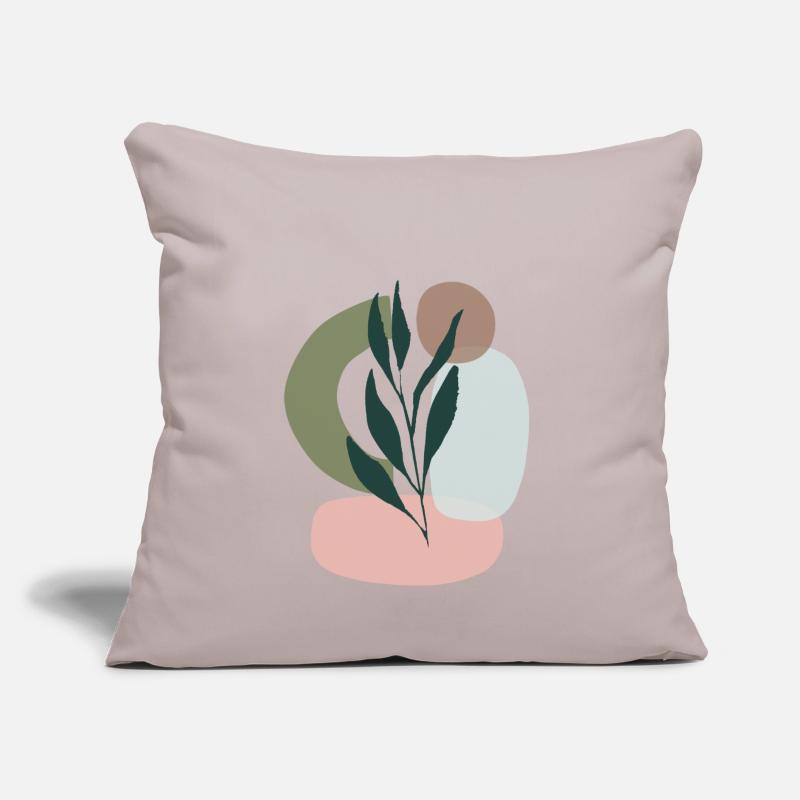 Minimalistic Boho Style Sofakissen mit Füllung 45 x 45 cm