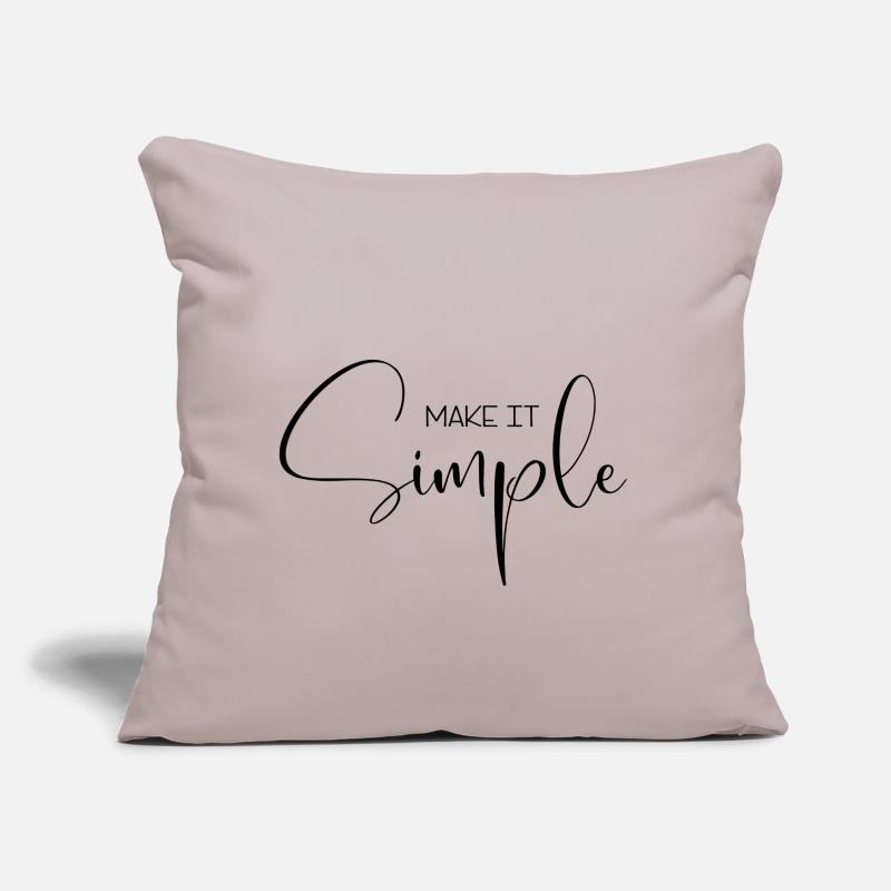Make it Simple Sofa pillow with filling 45cm x 45cm