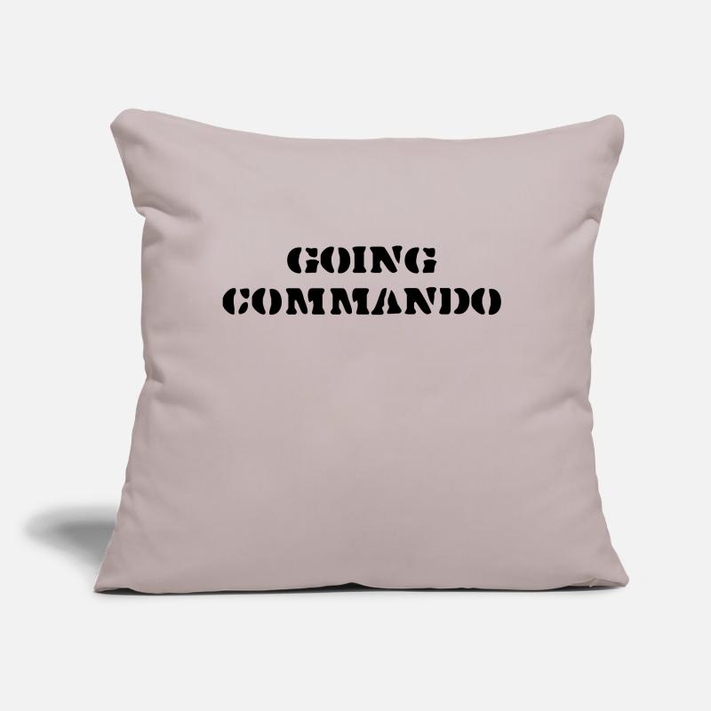 commando va Coussin et housse de 45 x 45 cm