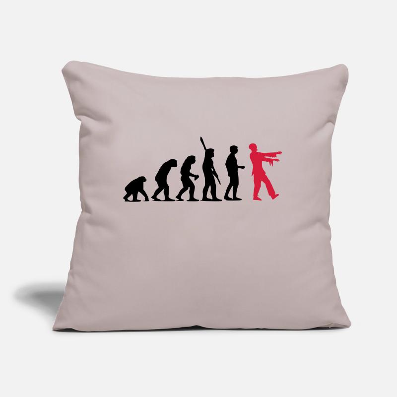 Zombie Evolution (two-color) Sofa pillow with filling 45cm x 45cm