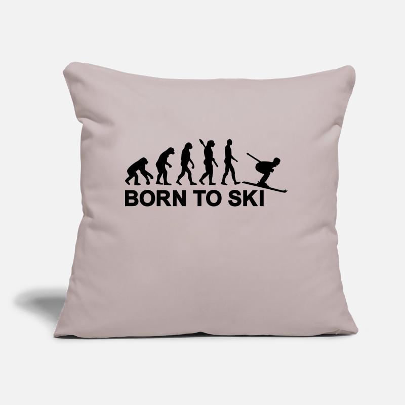 Évolution Ski Coussin et housse de 45 x 45 cm