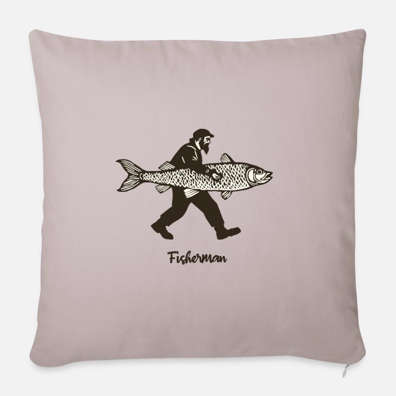 Fisherman - Sofakissen mit Füllung 45 x 45 cm - helles Taupe