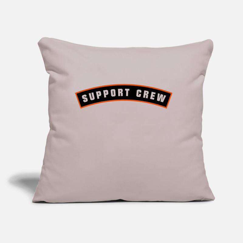 SUPPORT CREW Patch Coussin et housse de 45 x 45 cm