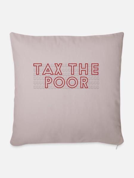 TaxThePoor - Sofakissen mit Füllung 45 x 45 cm - helles Taupe