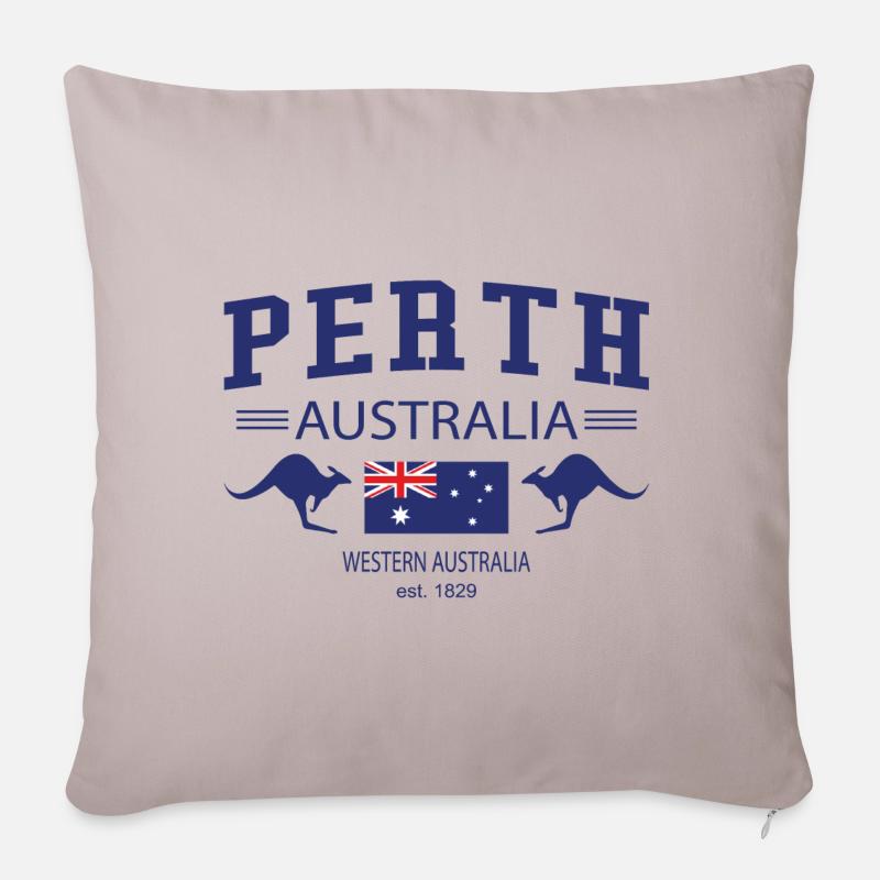 Perth - Sofakissen mit Füllung 45 x 45 cm - helles Taupe