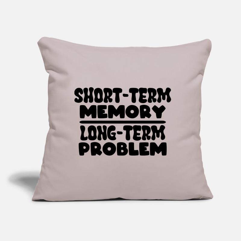 Short-term Memory long-term Problem Sofa pillow with filling 45cm x 45cm