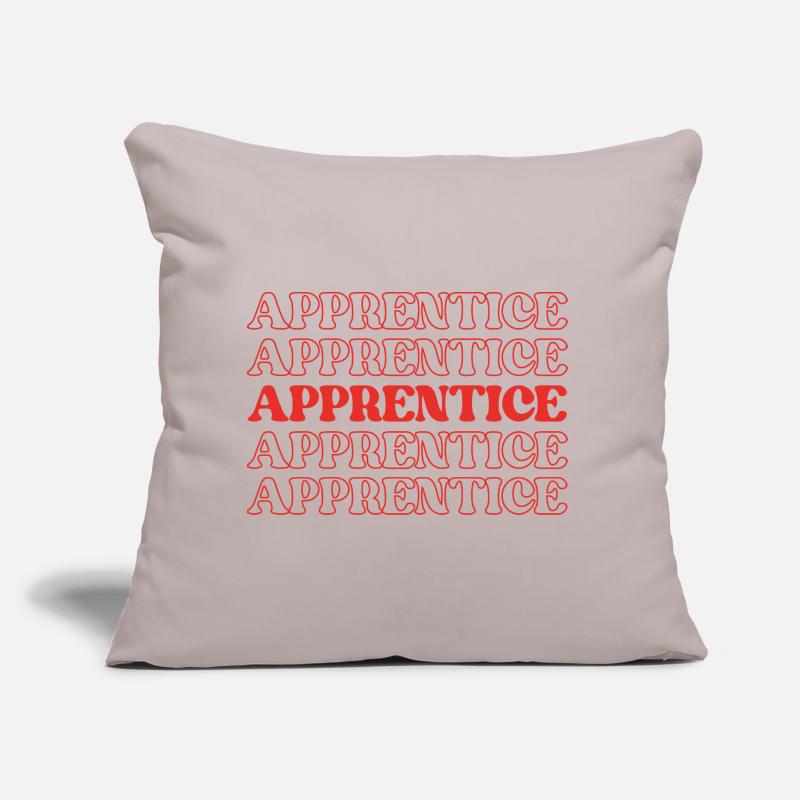 Apprentice Trainee Apprentice Novice Learner Sofa pillow with filling 45cm x 45cm