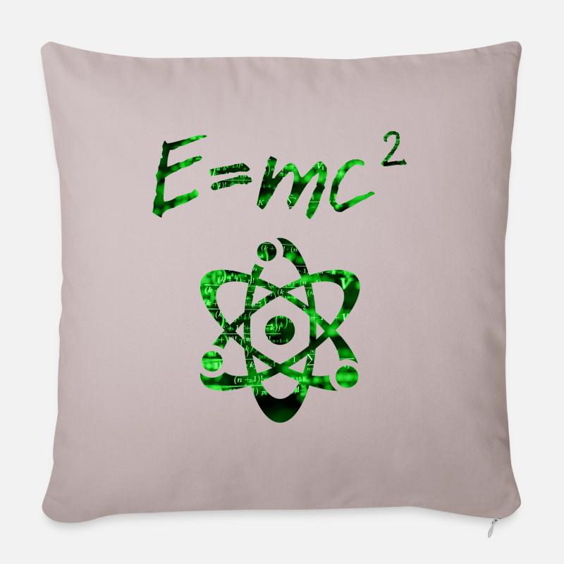 Atom/Formula - Sofa pillow with filling 45cm x 45cm - light taupe