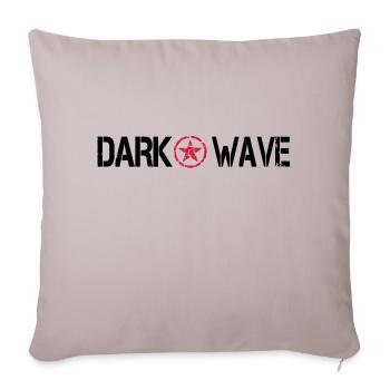 darkwave - Sofa pillow with filling 45cm x 45cm - light taupe - Front