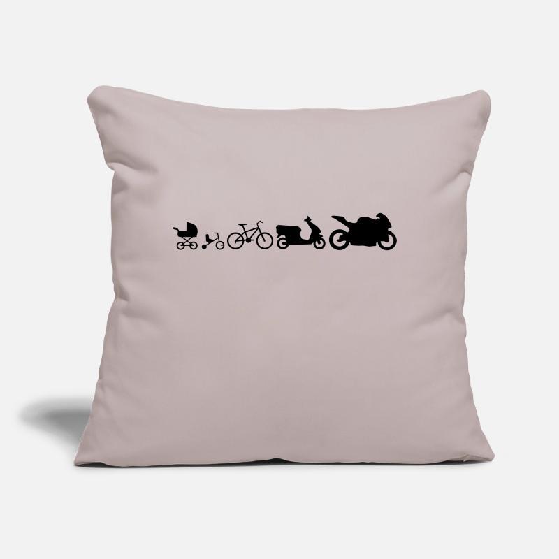 évolution de la moto em582 Coussin et housse de 45 x 45 cm