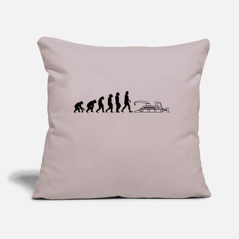Grue dameuse noire Evolution dameuses Coussin et housse de 45 x 45 cm