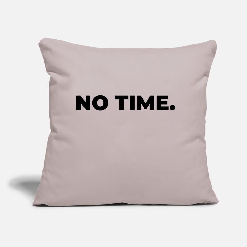 pas de temps - impression de déclaration Coussin et housse de 45 x 45 cm