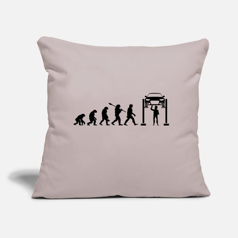 Evolution mécanique Coussin et housse de 45 x 45 cm