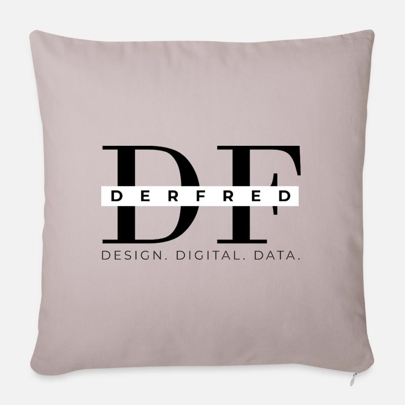 #derfred - Sofakissen mit Füllung 45 x 45 cm - helles Taupe