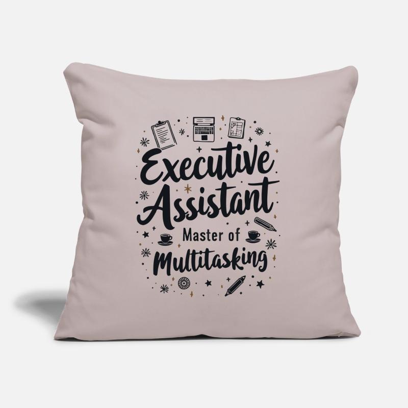 Executive Assistant Master of Multitasking Sofa pillow with filling 45cm x 45cm