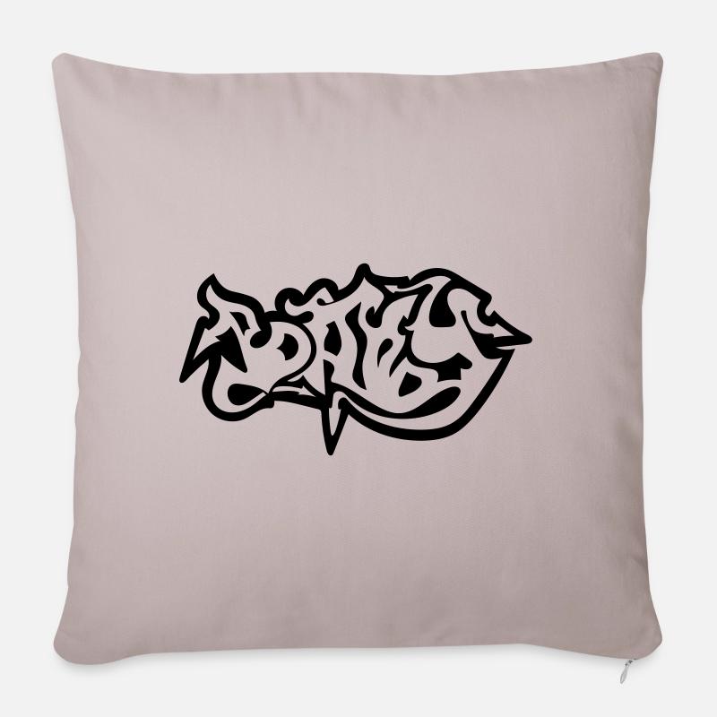 Bébé - Coussin et housse de 45 x 45 cm - taupe clair