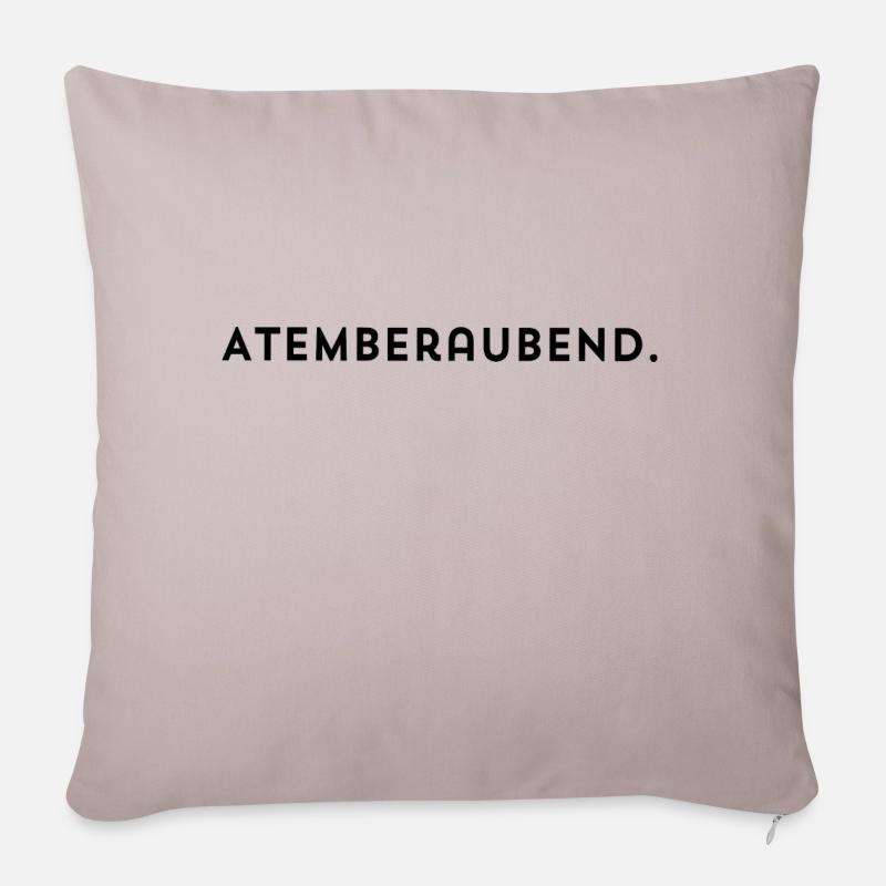Atemberaubend - Sofakissen mit Füllung 45 x 45 cm - helles Taupe