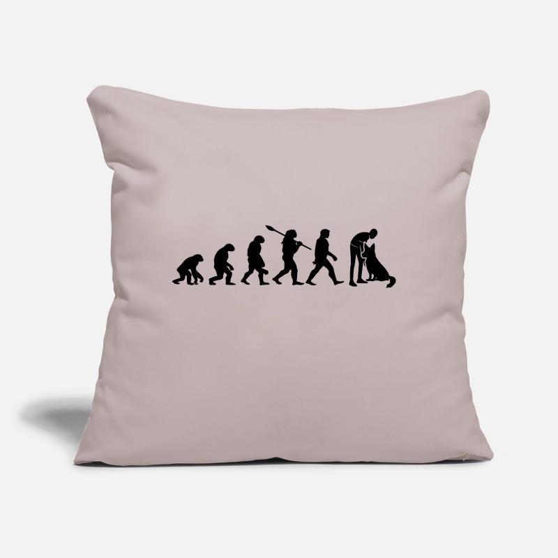 Evolution Funny Belgian Shepherd Dog Malinois Sofa pillow with filling 45cm x 45cm