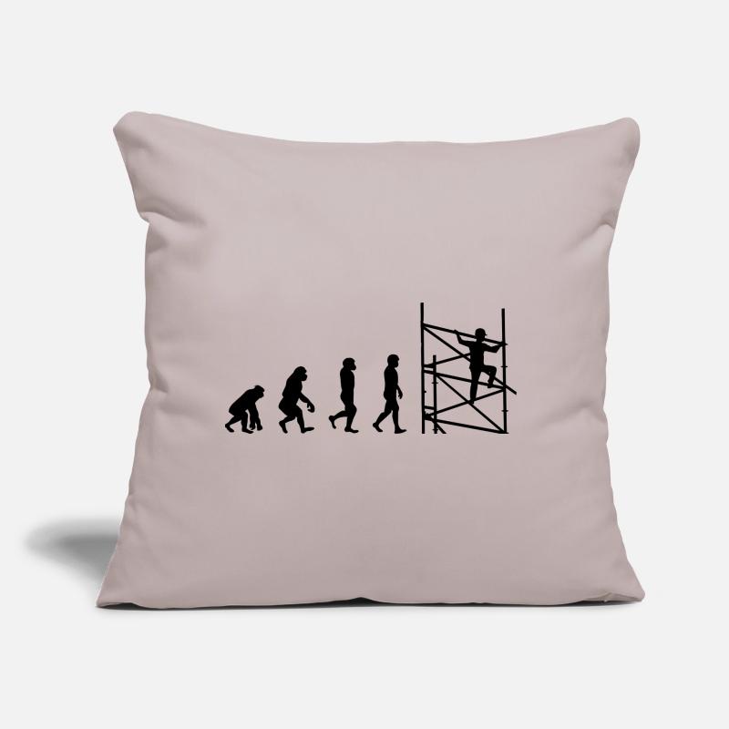 Échafaudage échafaudage Évolution de l’échafaudage Coussin et housse de 45 x 45 cm