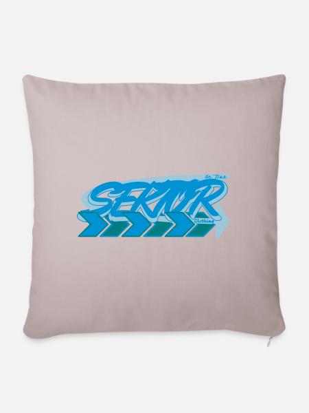 Sektor On Tour - Sofakissen mit Füllung 45 x 45 cm - helles Taupe