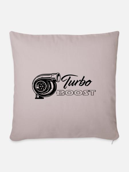 Turbo Boost - Sofakissen mit Füllung 45 x 45 cm - helles Taupe