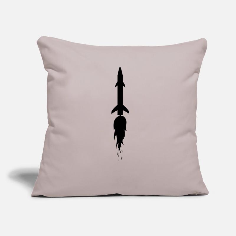 Rocket Rocket Space Shuttle UFO Spacecraft Moon Sofa pillow with filling 45cm x 45cm