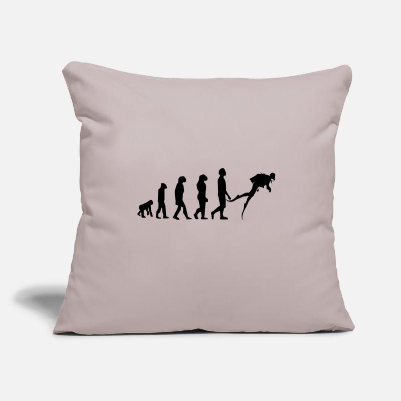 plongée évolution Coussin et housse de 45 x 45 cm