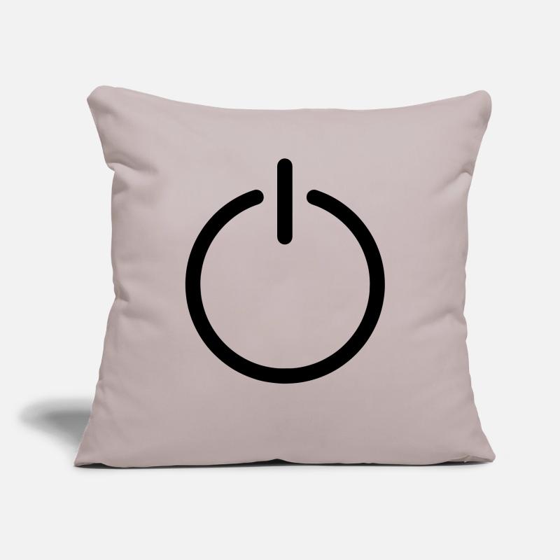Powerbutton Color Customizable Power Button Sofa pillow with filling 45cm x 45cm
