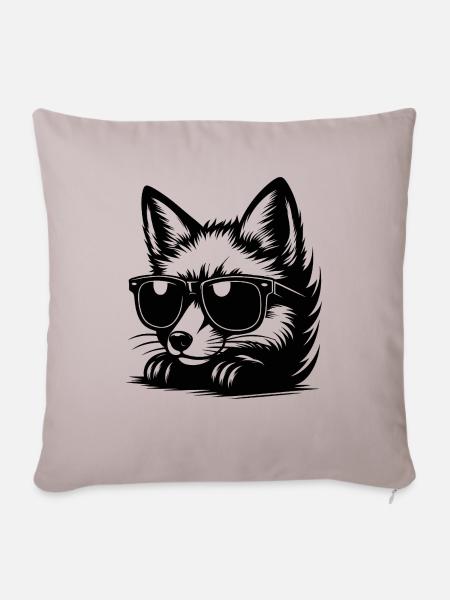 Chill Foxy - Sofakissen mit Füllung 45 x 45 cm - helles Taupe