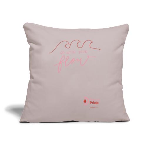 Go With Your Flow - Sofa pillow with filling 45cm x 45cm