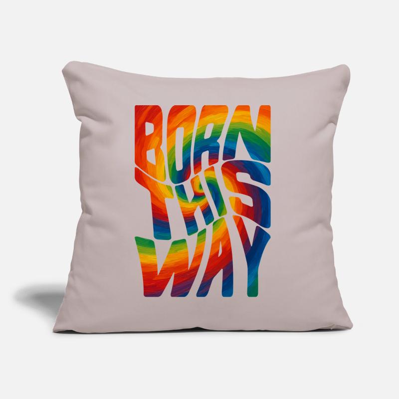 Born This Way – Pride Statement Sofa pillow with filling 45cm x 45cm