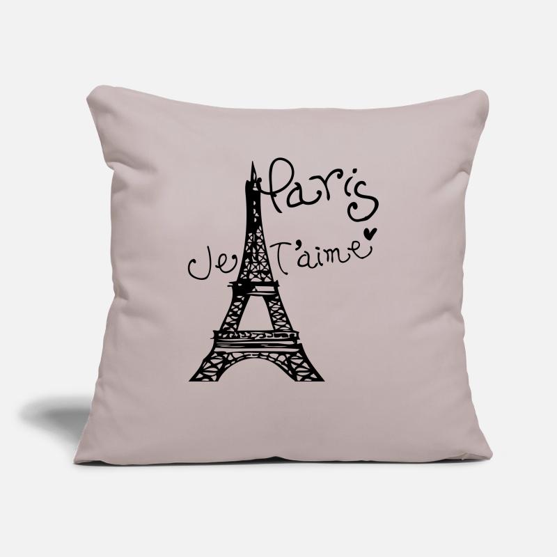 Paris Je T'aime Tour Eiffel Coussin et housse de 45 x 45 cm