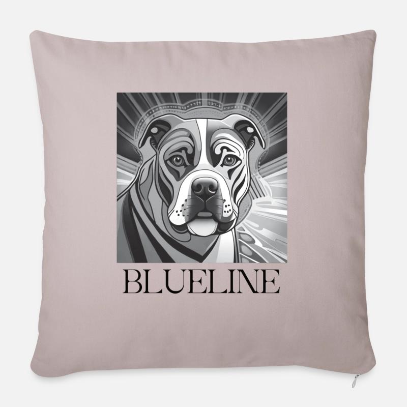 Blueline2 - Sofakissen mit Füllung 45 x 45 cm - helles Taupe